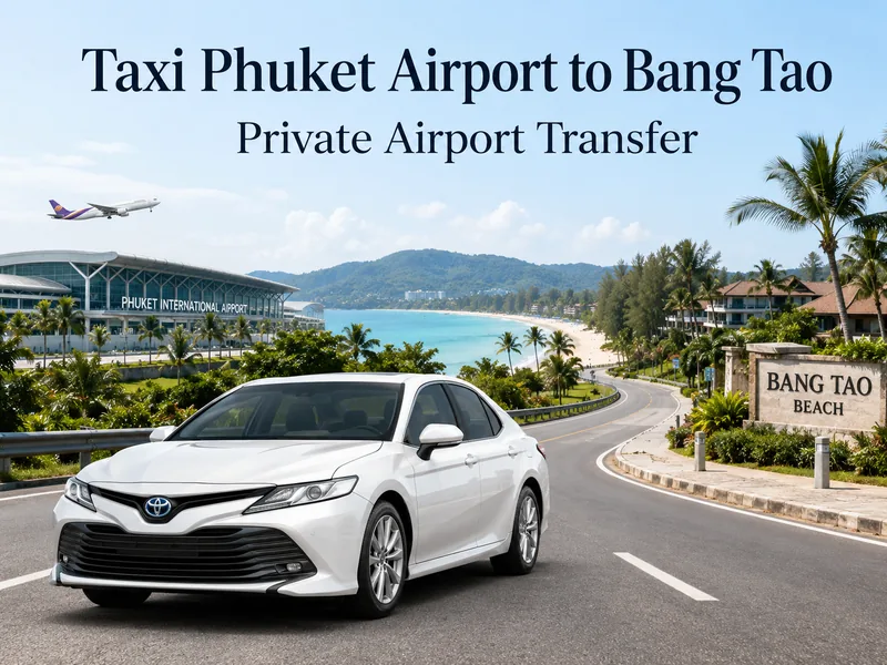 Taxi from Phuket airport to Bang Tao